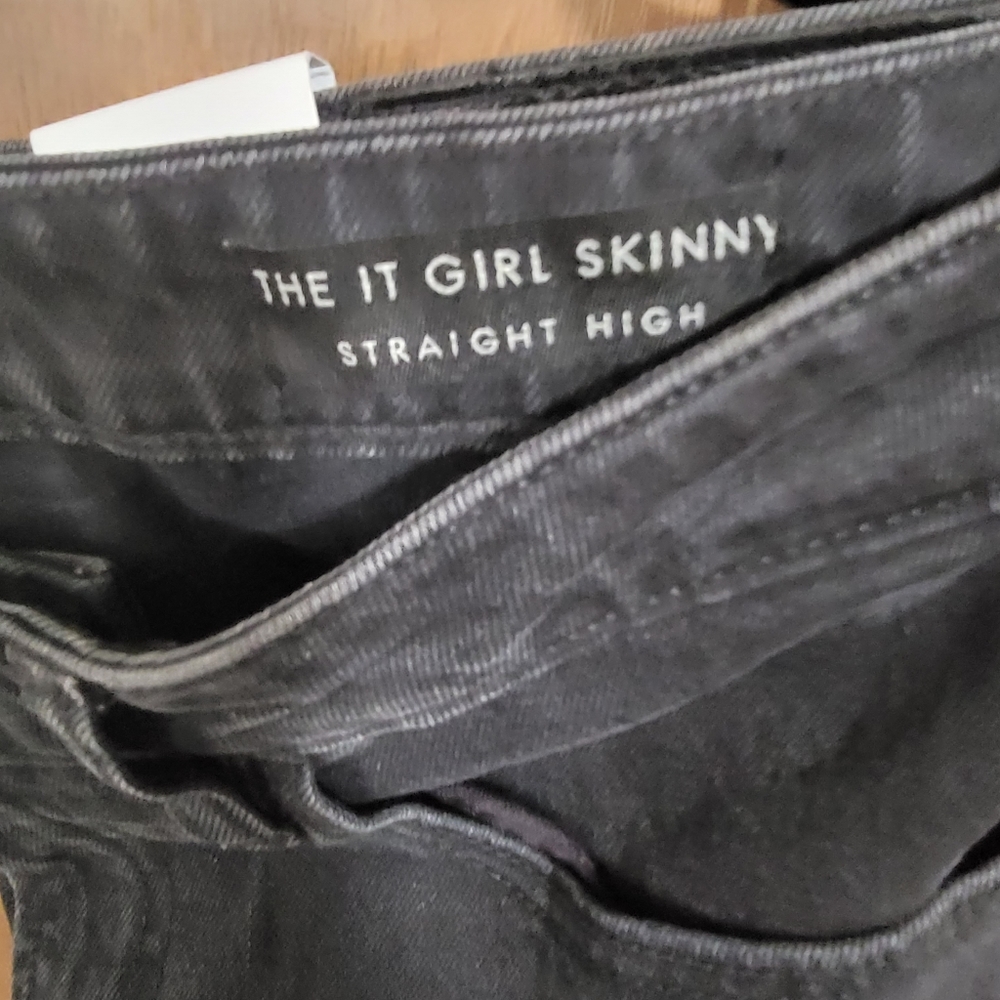 Nwt! Guess: The It Girl Skinny Straight High Jeans Size 30W-28L